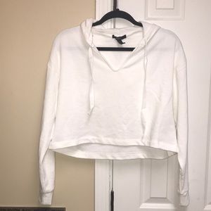 Forever 21 Women’s Cropped Hooded Pullover